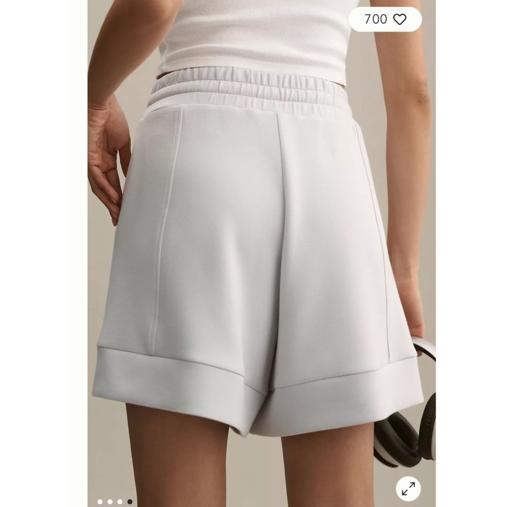 varley alder shorts Mirage Grey Medium High Rise With Pockets - Picture 3 of 10